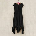 thumbnail image 4 of Vedolay Long Dress Girl Summer Spaghetti Strap Casual Knee Length Cami Dresses,Black 11-12 Years, 4 of 5