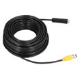 thumbnail image 3 of Cable de extensión de video, Cable de extensión de video para automóvil de 65.6 pies y 4 pines con blindaje impermeable para cámara de visión trasera CCTV Camión Remolque Autobús, 3 of 5