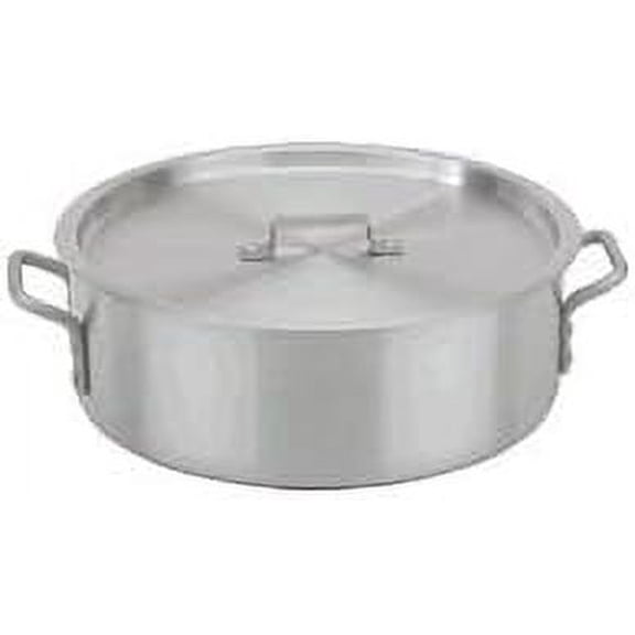 Brazier with Lid, 20 qt, 15.7" x 5.9" HT, Stainless Steel, Commercial Grade - NSF Certified$$Home Decor, Kitchen, & Other