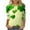 05 Green, variant on St. Patrick's Day Shirts, 3/4 Sleeve T Shirts for Women, Round Neck Blouse Tops Fashion Woman Casual Printing Blouse Crewneck 3/4 Sleeved T-Shirt Summer Tops