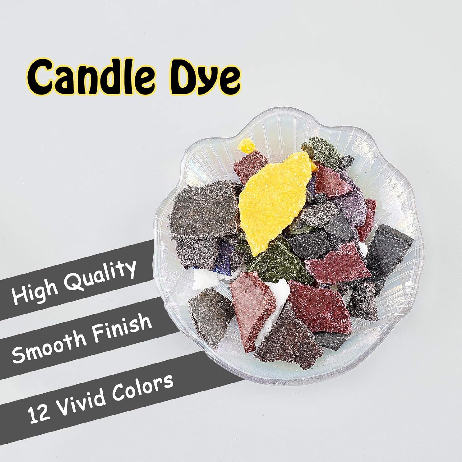 Leaves Silicone Candle Molds Kits 12 Colors Candle Dyes Candle Making Dyes Resin Casting Molds Candle Wax Soap Making Supplies Kit for Candle Soap Making Making DIY