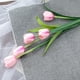 thumbnail image 5 of 2 piezas de tulipanes falsos, flores falsas, ramos de tulipanes simulados, decoraciones, 5 of 7