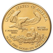 1/2 oz American Gold Eagle Coin BU - Random Year