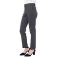 thumbnail image 3 of Made by Olivia Women's Solid High Waist Ultra Comfy Stretchy Office Trouser Pants, 3 of 5