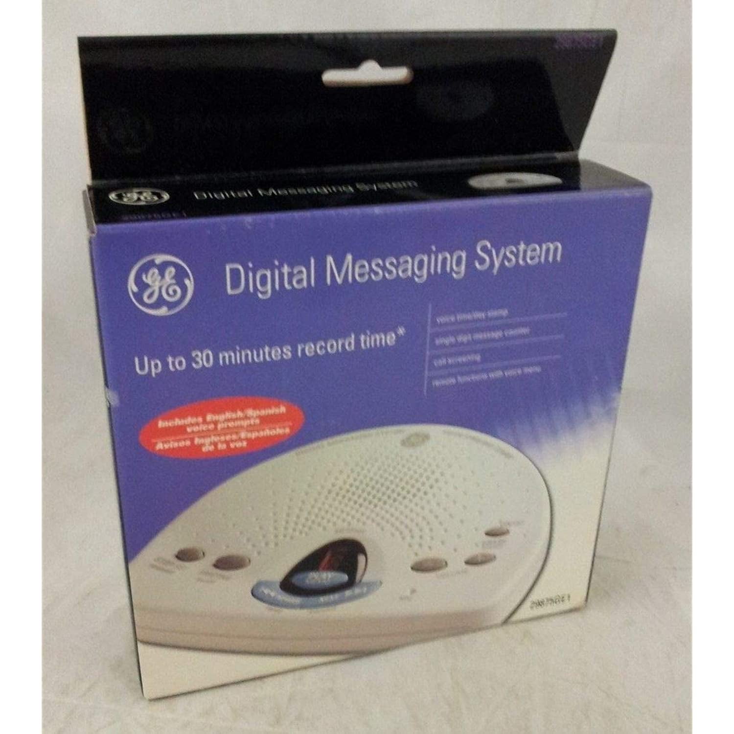 GE 29875GE1 Phone Answering Machine White 29875GE1 - Walmart.com ...