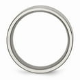 thumbnail image 2 of Titanium Grooved 8mm Brushed and Polished Band Size: 13; for Adults and Teens; for Women and Men, 2 of 6