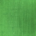 thumbnail image 1 of Ahgly Company Indoor Square Oriental Green Industrial Area Rugs, 6' Square, 1 of 4
