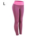 thumbnail image 2 of Qarigey Mallas de rejilla, pantalones de Yoga para mujer, mallas de cintura alta sin costuras, transpirables, para gimnasio, ropa de realce, pantalones Pijama Rosa L, 2 of 8