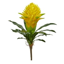 Nearly Natural 17in. Ginger Artificial Flower (Set of 4), Yellow
