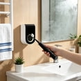 thumbnail image 5 of Wall Mounted Automatic Toothpaste Dispenser with No-Drill Design, Bathroom Accessory Storage Rack, Easy Install Squeezer Holder for Home Bathroom Organization and Washroom Decor, Black, 5 of 7