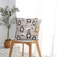 thumbnail image 5 of Pofeuu Cartoon Bear Brown Print Double-sided plush pillowcase Square Throw Pillow Covers Pillows Cover for Living Room Bedroom Sofa Couch Cushion Cover（No pillow core）-20"x20", 5 of 7