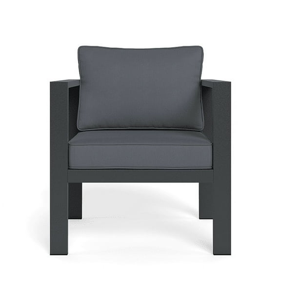 Tortuga Outdoor Lakeview Aluminum Club Chair - Gray