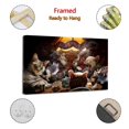 thumbnail image 2 of Cats Playing Poker Artworks Picture Print Poster Wall Art Painting Canvas Gift Decor Home Posters Decorative 12x18inch(30x45cm), 2 of 6