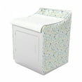 thumbnail image 2 of Tulip Washer Cover, Fresh Spring Meadow Pattern with Wildflowers and Tulips Rural Nature, Decorative Accent for Laundromats, 29" x 28" x 40", Pale Green Pale Blue, by Ambesonne, 2 of 3