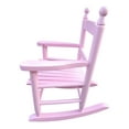 thumbnail image 5 of Kacho Wooden Child Rocking Chair, Hardwood Rocker, Rocking Chair for Child Toddlers Rocker Chair Aged 3-8, Smooth Rocking, for Living Room, Bedroom, Balconies, Porches, Children's Rooms, Light Pink, 5 of 8