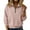 Pink, variant on Sweaters for Women with Half Zip Knitted Pullover Collared Long Sleeve Quarter zipper Knitwear Spring Soild Tops