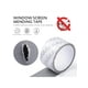 thumbnail image 2 of 1 Roll White Window Screen Repair Tape, Waterproof Anti-Mosquito Door Screen Patch, Self-Adhesive Fixing Insect-Proof Netting, Window Screen Mending T, 2 of 5