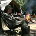 thumbnail image 4 of Foldable Portable Low-Profile Hunting Chair, Lightweight Stool with Adjustable Strap for Outdoor Turkey Deer Hunting Camping Fishing, 4 of 8
