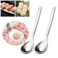 thumbnail image 2 of MVRLSH 50% Off Clear! Peeler Stainless Steel Rice Meat Dumplings Spoon Squeezing Meatball Artifact Spoon Kitchen Tools Handmade Meatball Making Fish Home, 2 of 9