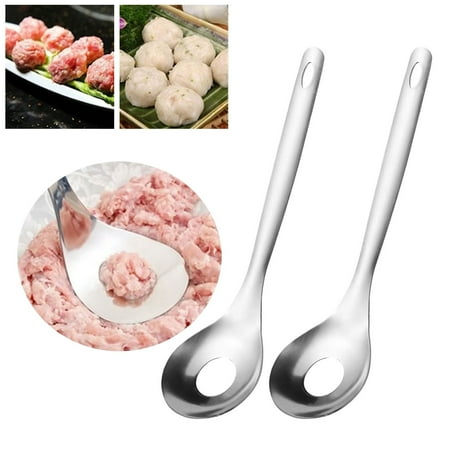 

Lloopyting 2X Meatball Scoop Clearance！ Meatball Spoon Thin 410 Stainless Steel Meatball Maker 2Pcs Paring Knife Kitchen Decor Kitchen Essentials Kitchen Gadgets Kitchen Utensils Kitchen Accessories
