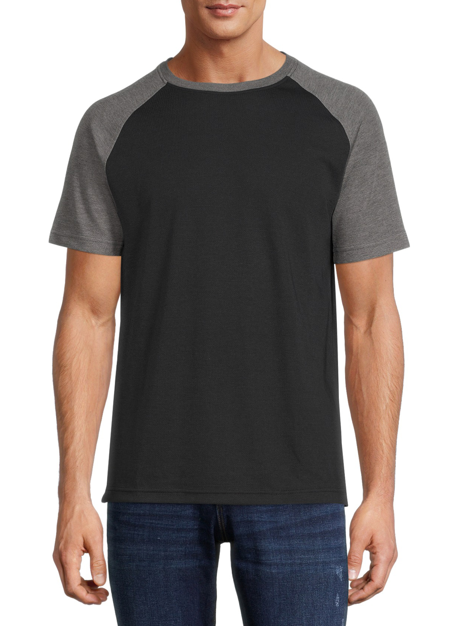 George Men's and Big Men's Short Sleeve Raglan T-Shirt, 2-Pack