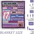 thumbnail image 4 of LHSHID Sweet 16 Gifts for Girls 16th Birthday Gifts for Girls Throw Blanket Birthday Gifts for 16 Year Old Girl 16th Birthday Gift Ideas Sweet 16 Birthday Decorations for Girl Teen 50x60in, 4 of 6