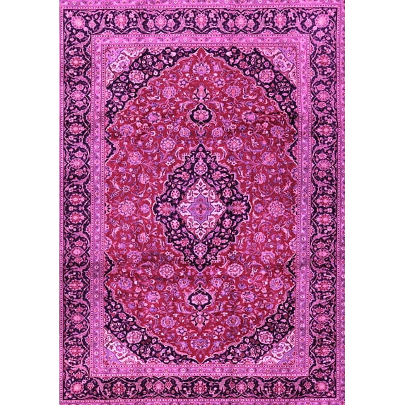 Ahgly Company Indoor Rectangle Persian Pink Traditional Area Rugs, 2' x 4'
