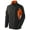 Black/ Orange/ White, variant on Augusta L Ladies Fury Jacket Black/Orange/White 3732