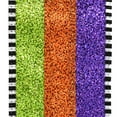 thumbnail image 2 of Homeford Halloween Glittered Stripes Dash Wired Edge Ribbon, 2-1/2-inch, 10-yard, Lime, 2 of 3