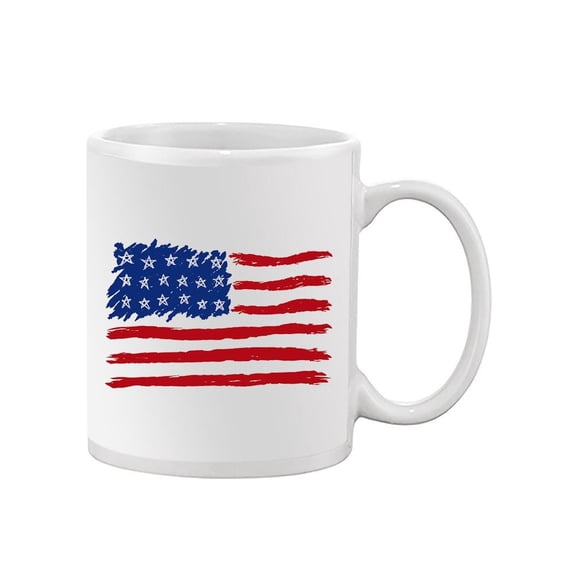 American Flag Vintage Style. Mug  -Image by Shutterstock,