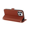 thumbnail image 6 of Decase Cover For iPhone 12 Mini,Card Wallet Phone Bag with Detachable Crossbody Strap,Card Slot Holder,PU Leather Pocket Folio Purse Flip Phone Case,brown, 6 of 6