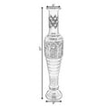 thumbnail image 4 of Antique Decorative Hand Curved Brown Mango Wood Floor Flower Vase with Unique Textured Pattern, 37 Inch, 4 of 6