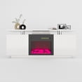 thumbnail image 5 of Fireplace TV Stand With 23" Electric Fireplace 9 Color Changeable Fireplace TV Stand Entertainment Center For Living Room, 5 of 9