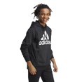 thumbnail image 2 of Sudadera con capucha adidas Essentials Logo Legacy para hombre negro/blanco M, 2 of 5