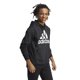 thumbnail image 2 of Sudadera con capucha adidas Essentials Logo Legacy para hombre negro/blanco, 2 of 5