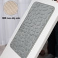 thumbnail image 4 of Injueey Alfombrilla de baño de secado rápido, gruesa, lavable, absorbente, para baño, gran alfombrilla de baño para entrada de baño, Juegos de accesorios de baño Gris 50x80cm, 4 of 6