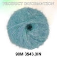 thumbnail image 3 of Diy Yarn Crochet Yarn Soft Yarn Fuzzy Yarns Thin For Crocheting Knitting Sweater Scarf Hat Crafts Blanket Rug Beige Handmade Crochet Yarn Knitting Yarn Craft Yarn Crochet Tools, 3 of 8