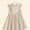 C-Khaki83, variant on JIAYUE Girls Spring Dresses Solid Color Sleeveless Crew Neck Mid Length Sundress Ruffled For Kids Stylish Festival Party Clothes