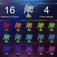 thumbnail image 2 of YSITIAN Dinosaur Night Light, Ammonite T Rex 3D Lamp 16 Colors Changing Night Lights for Kids E1116-475, 2 of 7
