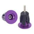 thumbnail image 3 of 3x2 Piezas De Tapones Para Extremos De Manillar De Bicicleta, Piezas De Tapones Para Extremos De Manillar De Bicicleta De Carretera, Color Morado, 3 of 8