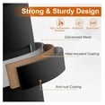 thumbnail image 3 of 24" Outdoor Bowl, Heavy-Duty Wood Burning Firepit with Handles & Elevated Stand, Heat-Resistant Finish, Portable for Picnic BBQ Camping, 3 of 9