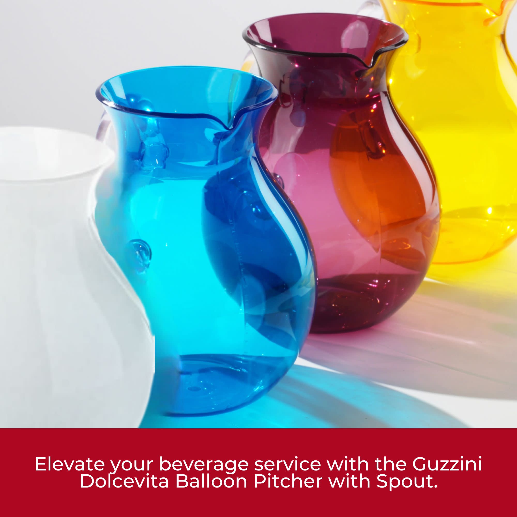 Guzzini Dolcevita Balloon Pitcher - Clear, Clear