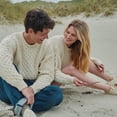 thumbnail image 4 of Aran Woollen Mills Men's 100% Wool Irish Cable Knit Fisherman Sweater Pullover Made in Ireland, 4 of 10