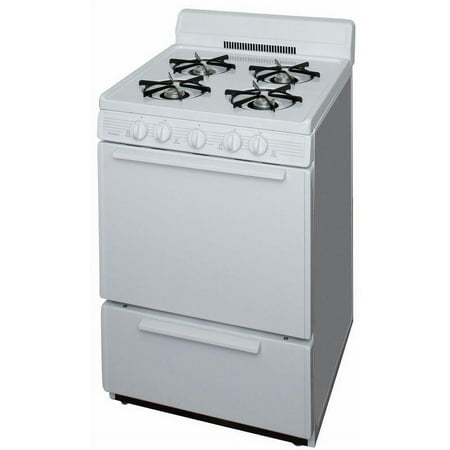 Premier - 24" Freestanding Gas Range - White