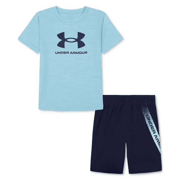 Under Armour STREAM Toddler & Little Boys Tech Fade T-Shirt & Shorts, US 6