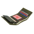 thumbnail image 5 of CAZORO Real Cowhide Leather Wallets for Men RFID Blocking Extra Capacity Classic Trifold Wallet with ID & Card Slots Green, 5 of 8
