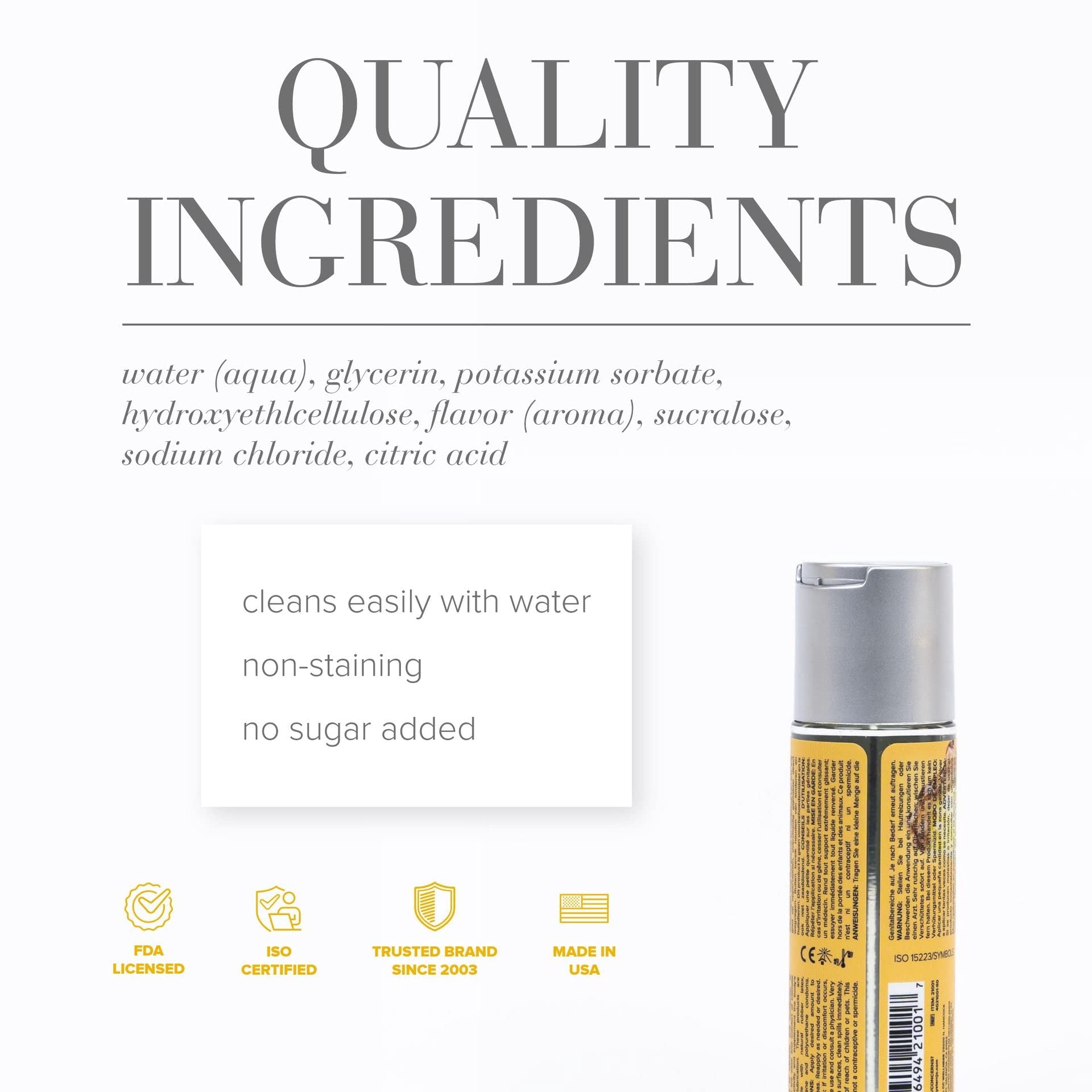 System JO, Pina Colada Flavored Water-Based Lubricant, Latex