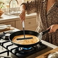 thumbnail image 2 of Hearth & Gear Crepe Spreader Pancake Making Tool Spatula Rakes Pancake Maker1pc Cooking Utensils Set Stainless Steel Food Cooker compatible with Machine Cooking Utensils Holder for Counter Cooker 6, 2 of 4