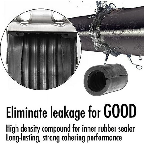 Pipe Repair Clamp for 3 4 Inch Pipes Leak Sealer Emergency Pipe Repair Kit for Plastic and Metal Pipes 20mm 21mm