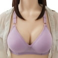 thumbnail image 4 of Sngxgn Women's Lace Bra Full Figure Zoned-In S upport Bra(Purple,42), 4 of 4